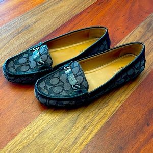 Coach Monogram Flat Loafers Size 10B